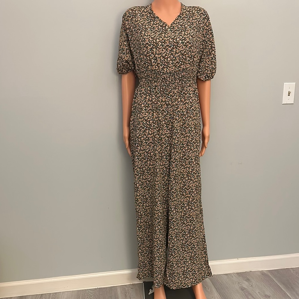 Floral Print Jumpsuit